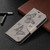 For Samsung Galaxy A15 Embossing Two Butterflies Pattern Leather Phone Case(Grey)