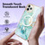 For iPhone 11 Pro Marble Pattern Dual-side IMD Magsafe TPU Phone Case(Green 003)