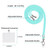For iPhone 15 Pro Electroplating Marble Dual-side IMD Phone Case with Lanyard(Green 017)