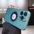 For iPhone 12 Pro Electroplating Oil Injection Magsafe Magnetic PC Phone Case(Green)