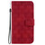 For iPhone 11 Double 8-shaped Embossed Leather Phone Case(Red)