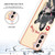 For Samsung Galaxy S21+ 5G Electroplating Marble Dual-side IMD Phone Case(Lucky Dog)
