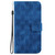 For iPhone 14 Double 8-shaped Embossed Leather Phone Case(Blue)