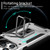 For iPhone 14 Pro Camshield Robot TPU Hybrid PC Phone Case(Silver)