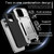 For iPhone 14 Pro Camshield Robot TPU Hybrid PC Phone Case(Silver)
