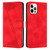 For iPhone 14 Pro Dream Triangle Leather Phone Case with Lanyard(Red)