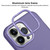 For iPhone 12 Pro Frosted Translucent Mist Phone Case(Dark Purple)