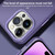 For iPhone 12 Pro Frosted Translucent Mist Phone Case(Dark Purple)