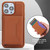 For iPhone 14 Pro RFID Anti-theft Detachable Card Bag Leather Phone Case(Brown) For iPhone 14 Pro RFID Anti-theft Detachable Card Bag Leather Phone Case(Brown)