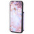 For iPhone 11 Grid Texture Card Bag Phone Case with Lanyard(Purple)