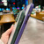 For iPhone 13 Pro MagSafe Gradient Color Glitter TPU + Acrylic Phone Case with Lens Film(Black)
