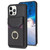 For iPhone 12 Pro Max BF29 Organ Card Bag Ring Holder Phone Case(Black)