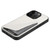 For iPhone 14 Pro Imitation Crocodile Leather Back Phone Case with Holder(White) For iPhone 14 Pro Imitation Crocodile Leather Back Phone Case with Holder(White)
