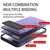 For iPhone 8 Plus/7 Plus Large Glass Window PC Phone Case with Integrated Lens Film(Royal Blue)