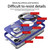 For iPhone 13 Pro Skin Feel Magnifier MagSafe Lens Holder Phone Case(Royal Blue) For iPhone 13 Pro Skin Feel Magnifier MagSafe Lens Holder Phone Case(Royal Blue)