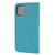 For iPhone 15 Pro Woven Texture Stitching Magnetic Leather Phone Case(Blue)