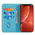 For iPhone 15 Pro Woven Texture Stitching Magnetic Leather Phone Case(Blue)