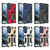 For Samsung Galaxy S21 FE Shockproof TPU + PC Magnetic Protective Case with Holder(Gold)