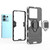 For Xiaomi Redmi Note 13 Pro Shockproof PC + TPU Holder Phone Case(Black)