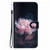 For iPhone 11 Pro Max Crystal Texture Colored Drawing Leather Phone Case(Purple Peony)