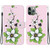 For iPhone 11 Pro Crystal Texture Colored Drawing Leather Phone Case(Lily)
