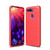 Brushed Texture Carbon Fiber Shockproof TPU Case for Huawei Honor View 20(Red)