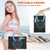 For Samsung Galaxy Tab S8 / Galaxy Tab S7 T870 / T875 Silicone + PC Protective Case with Holder & Shoulder Strap(Black+Blue)