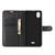 For WIKO Y61 Litchi Texture Horizontal Flip Protective Case with Holder & Card Slots & Wallet(Black)
