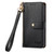 For iPhone 11 Pro Love Zipper Lanyard Leather Phone Case(Black)