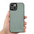 For iPhone 11 Pro Max Carbon Fiber Texture Leather Back Cover Phone Case(Green)