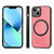 For iPhone 11 Pro Solid Color Leather Skin Back Cover Phone Case(Pink)