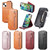 For iPhone 15 Plus Zipper Wallet Vertical Flip Leather Phone Case(Brown)