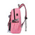 Sports and Leisure USB Charging Anti-Theft Backpack(Pink)
