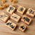 5 PCS DIY Vintage Nature Landscape Handbook Wooden Stamp(Floral Seasons)
