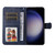 For Samsung Galaxy S24 Classic Calf Texture Flip Leather Phone Case(Blue)