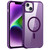 For iPhone 14 Plus MagSafe Magnetic Phone Case(Purple)