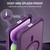 For iPhone 14 Plus MagSafe Magnetic Phone Case(Purple)