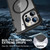 For iPhone 15 Pro Max MagSafe Magnetic Phone Case(Black)