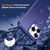 For iPhone 14 Pro Max MagSafe Magnetic Holder Phone Case(Klein Blue)