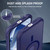 For iPhone 15 Pro Max MagSafe Magnetic Phone Case(Klein Blue)