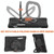 For Samsung Galaxy Tab S8 / Galaxy Tab S7 T870 / T875 Silicone + PC Protective Case with Holder & Shoulder Strap(Black+Black)