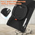 For Samsung Galaxy Tab S8 / Galaxy Tab S7 T870 / T875 Silicone + PC Protective Case with Holder & Shoulder Strap(Black+Black)