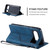 For Google Pixel 8 Skin Feel Splicing Leather Phone Case(Blue)