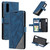 For Sony Xperia 5 IV Skin Feel Splicing Leather Phone Case(Blue)