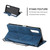 For Sony Xperia 5 IV Skin Feel Splicing Leather Phone Case(Blue)
