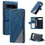 For Google Pixel 8 Pro Skin Feel Splicing Leather Phone Case(Blue)