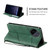 For Realme 11 4G Global Skin Feel Splicing Leather Phone Case(Green)