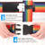 Cross Rainbow Elastic Telescopic Bag Bungee Luggage Packing Belt Travel Luggage Fixed Strap(Black)