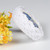 5 PCS Cotton Lace Fabric White Crochet Lace Roll Ribbon Knit Adhesive Tape Sticker Craft Decoration Stationery Supplies(White)