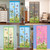 Magic Curtain Magnetic Snap Fly Bug Insect Mosquito Screen Net For Bedroom kitchen, Size:90x210cm(Sky Blue)